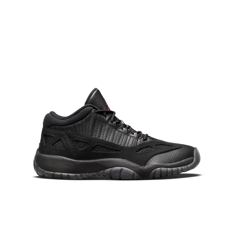 Jordan 11 Retro Low Referee (GS) Black/True Red (768873-003)