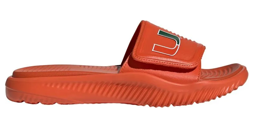 adidas Alphabounce Slide 2.0 Miami Collegiate Orange Dark Green Cloud White (JI2516)