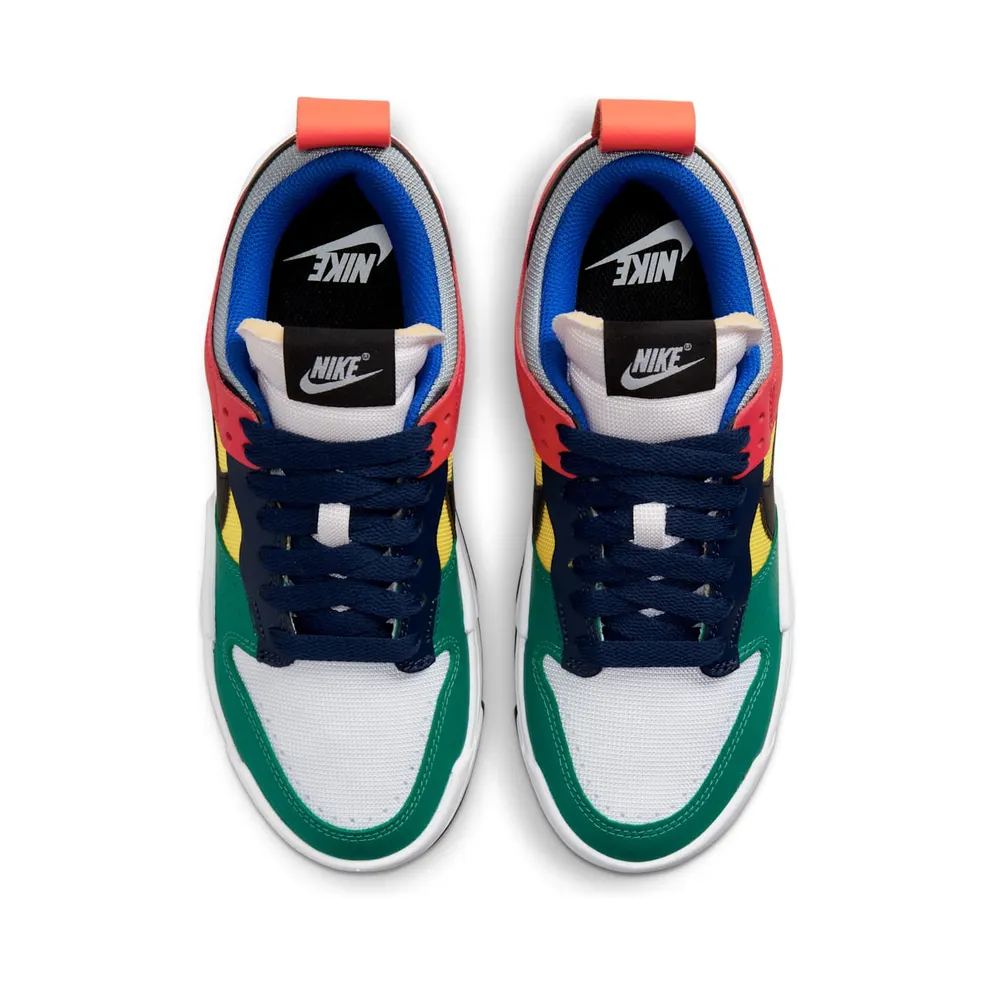 Nike Dunk Low Disrupt ‘Multi-Color’ (2021) – “Wolf Grey / Tour Yellow / University Red / Black” (CK6654-004)