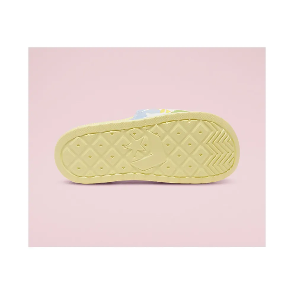 Converse Floral Print All Star Slide Lt Zitron/egret/pink Foam (570921C)