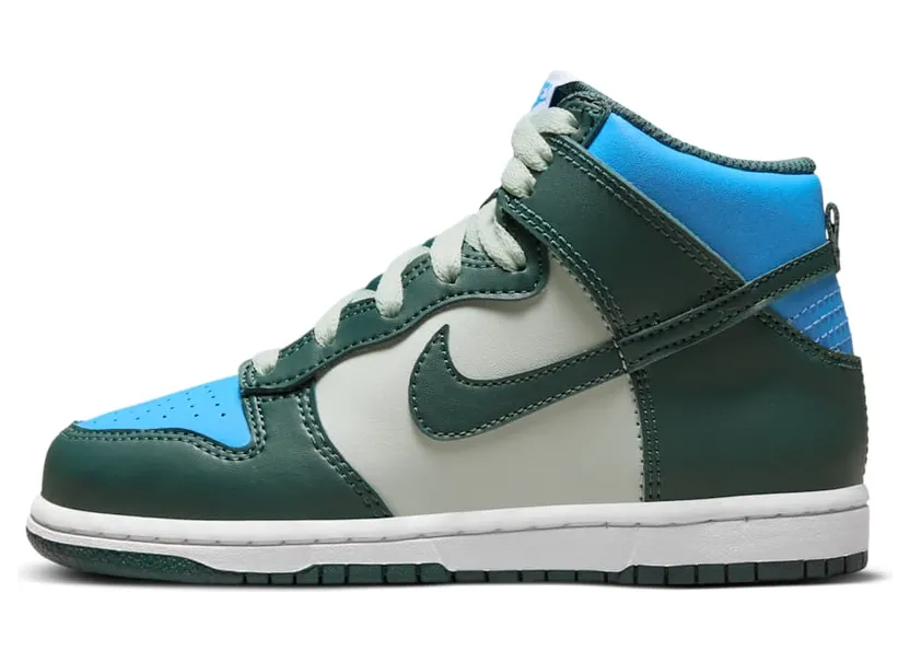 Nike Dunk High PS “Deep Jungle University Gold” (DD2314-300)
