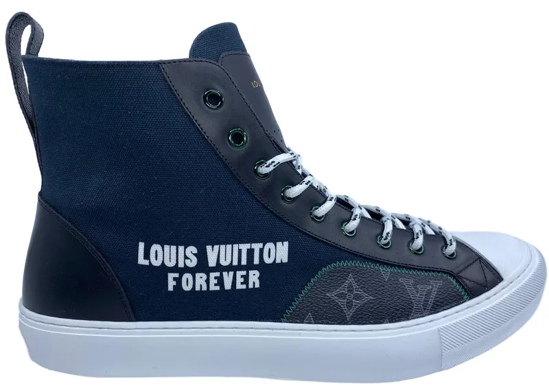 Louis Vuitton Tattoo Sneaker Boot LV Forever Navy (GO0148)