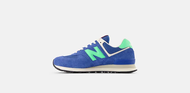 New Balance 574 Blue Agate Lime Leaf (U574BSC)