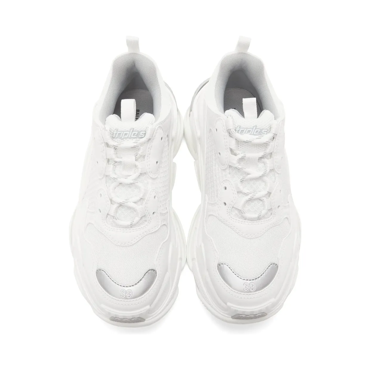 Balenciaga Triple S White Silver (536737W2FS41200) (5)