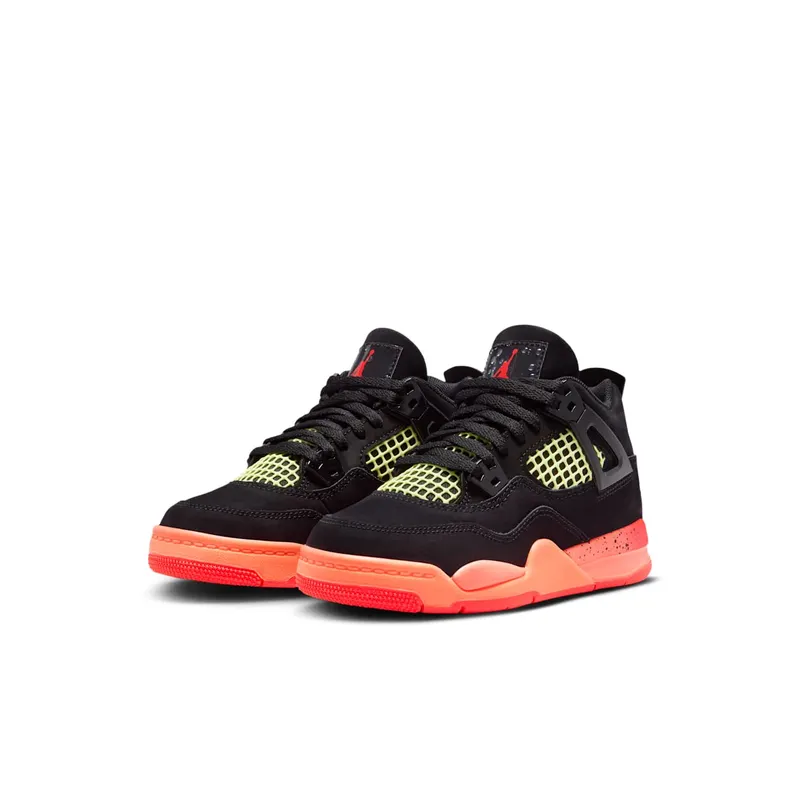 Air Jordan 4 Black/Infrared 23/Bright Mango/Barely (II1269-001)