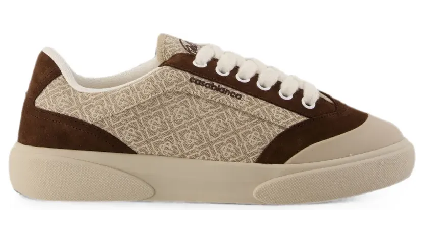 Casablanca Del Mar sneakers met monogram-print – Beige (ASNK02513M)