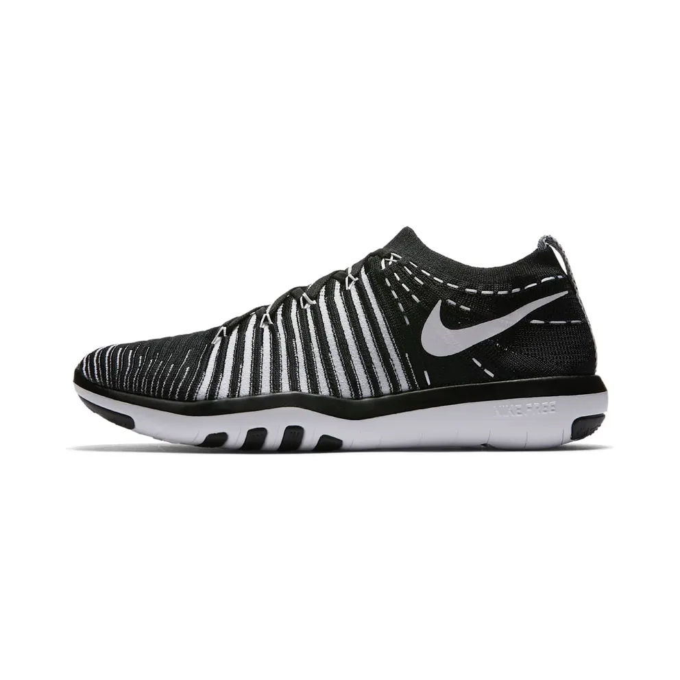 Nike Free Transform Flyknit Black White (W)