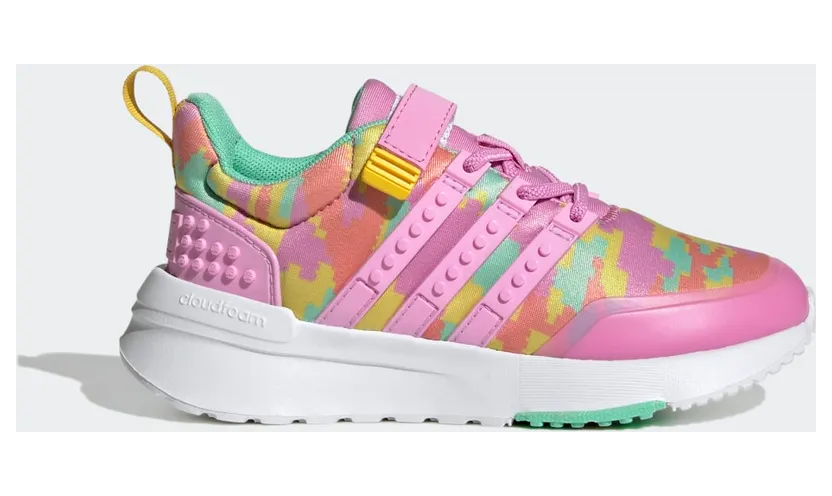 adidas x LEGO® Racer TR21 met Elastische Veters en Klittenband Bliss Orchid / Bliss Orchid / Eqt Yellow (HQ1326)