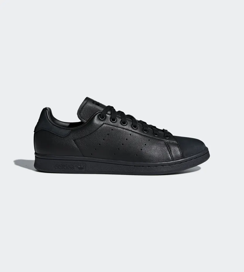 adidas Stan Smith Triple Core Black (Suede Toe)