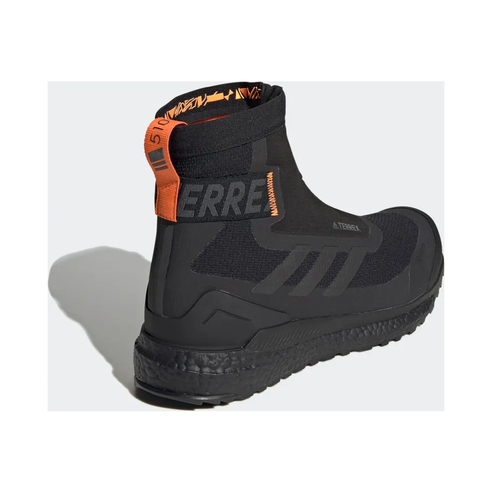 adidas Terrex Free Hiker COLD.RDY Mountaineering Boots Core Black / Core Black / Orange (FU7217)
