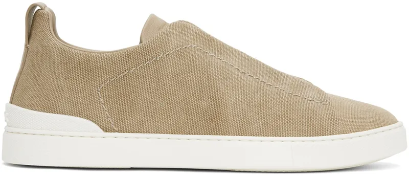 Ermenegildo Zegna Blue Canvas Triple Stitch (LHTYE-A4841X)