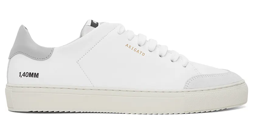 Axel Arigato White & Grey Clean 90 Sneakers (28567)