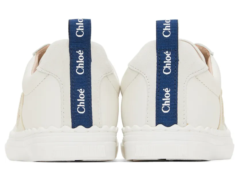 Chloé Kids Off-White Lauren Sneakers (C19153) (2)