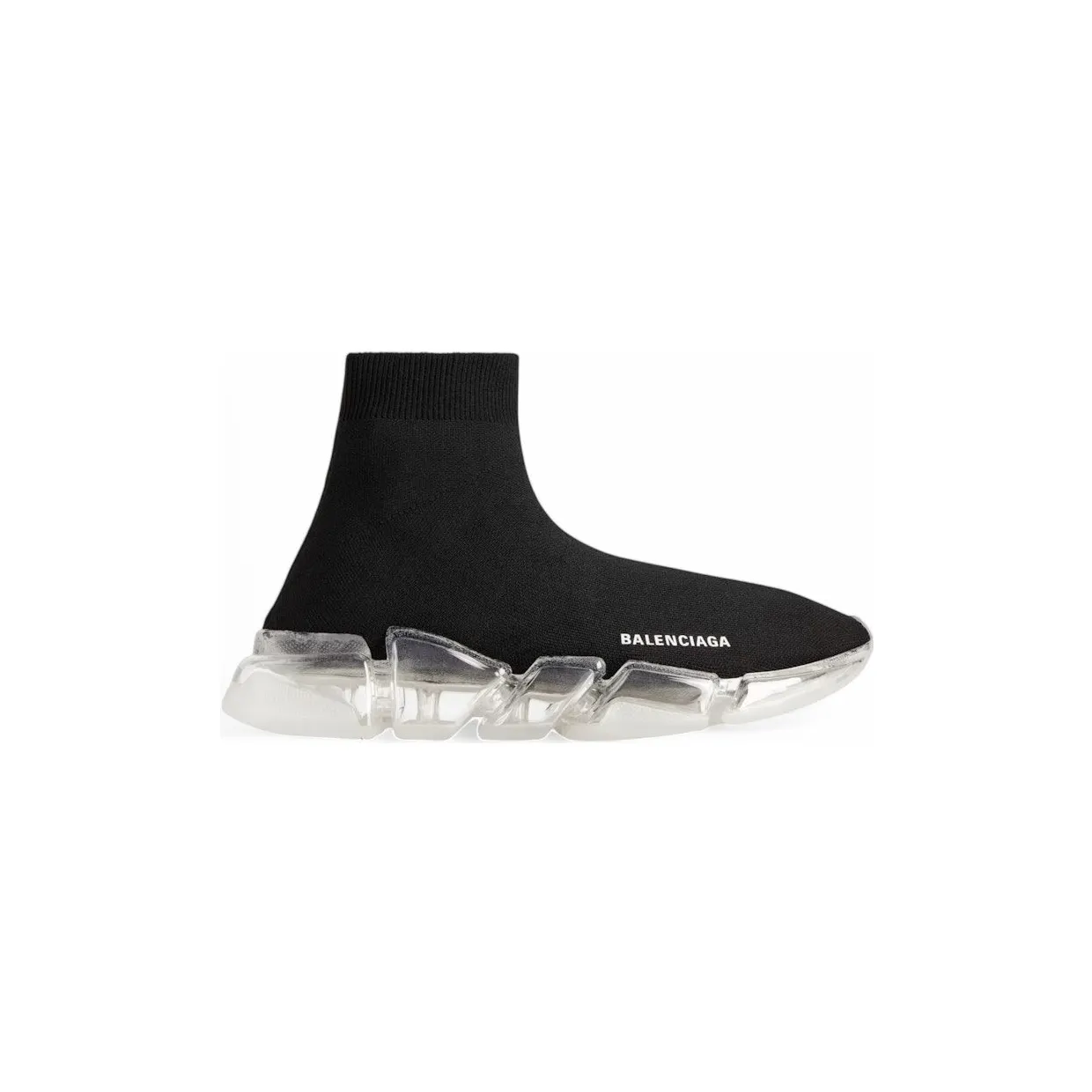 Balenciaga Speed 2.0 Clear Sole Black White (617239 W2DC4 1090)