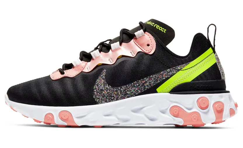 Nike REACT ELEMENT 55 PRM MNS “Black Coral Stardust” (CD6964-002)