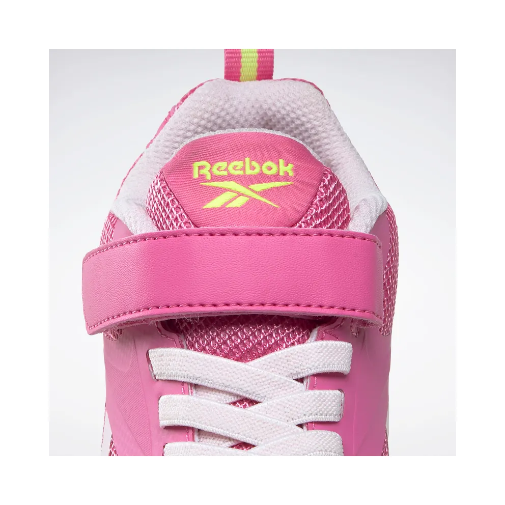Reebok Rush Runner 3 Alt Shoes Kicks Pink / Porcelain Pink / Yellow Flare
