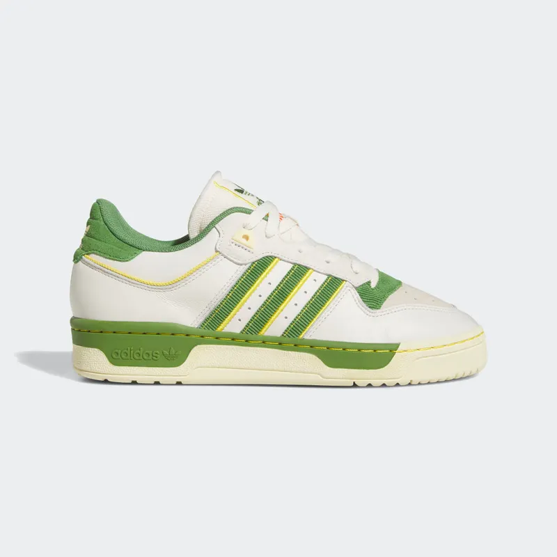 Adidas Rivalry Low 86 Chalk White / Crew Green / Hazy Yellow (FZ6318)