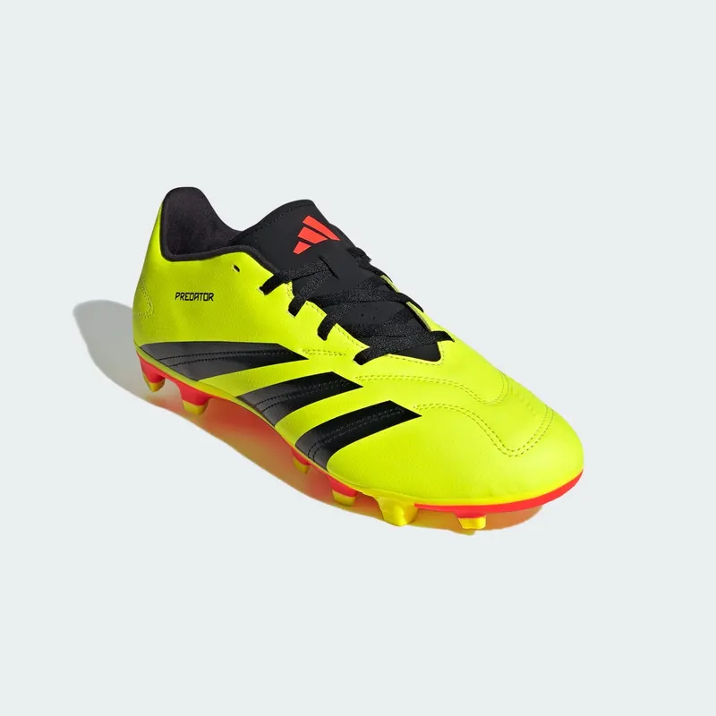 Adidas Predator Club FG “Yellow 2 / Core Black / Solar Red” (IG7757)