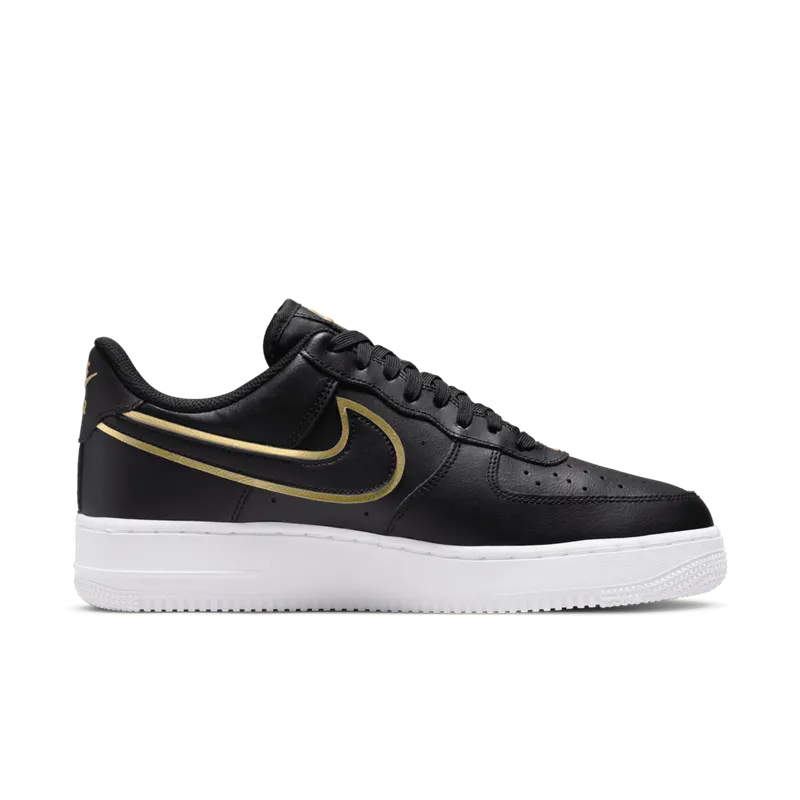 Nike Air Force 1 07 Black Metalic Gold (DA8481-001)