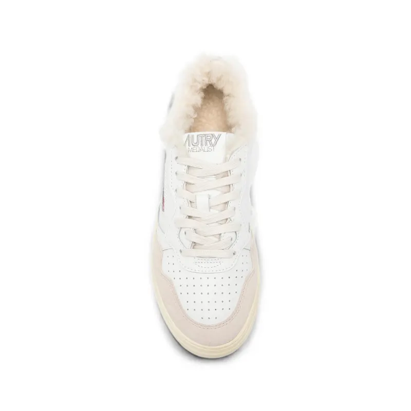 Autry Medalist “Shearling / White Neutrals” (AUXW LS75)