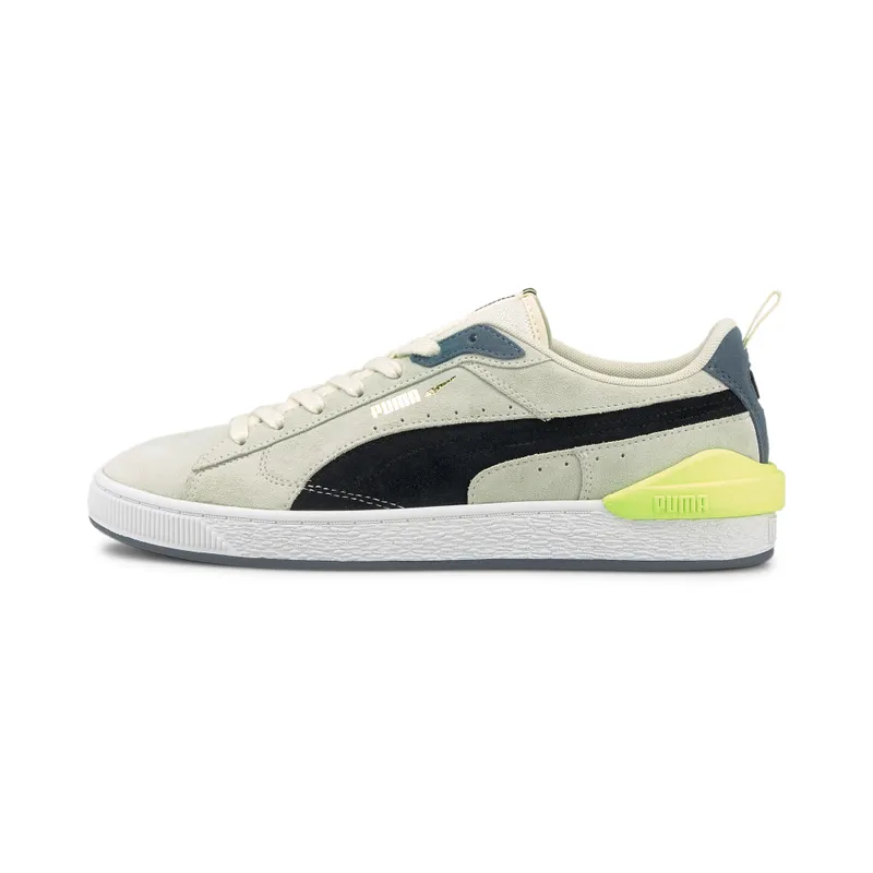 PUMA Suede Bloc Ivory Glow/Black (381183-01)