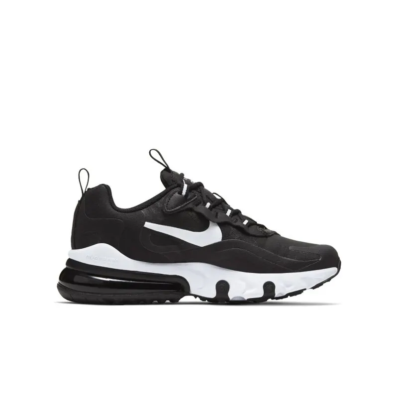 Nike Air Max 270 React Black (GS) Black/Black/White (BQ0103-009)