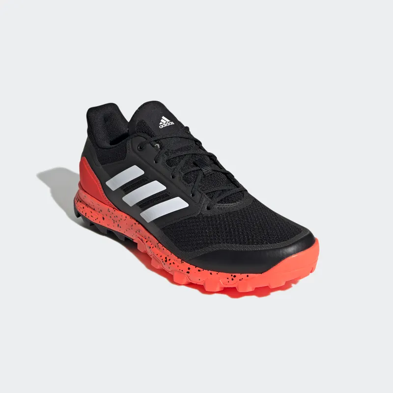 Adidas Flexcloud 2.1 Hockey Shoes Core Black / Cloud White / Solar Red (FZ5354)