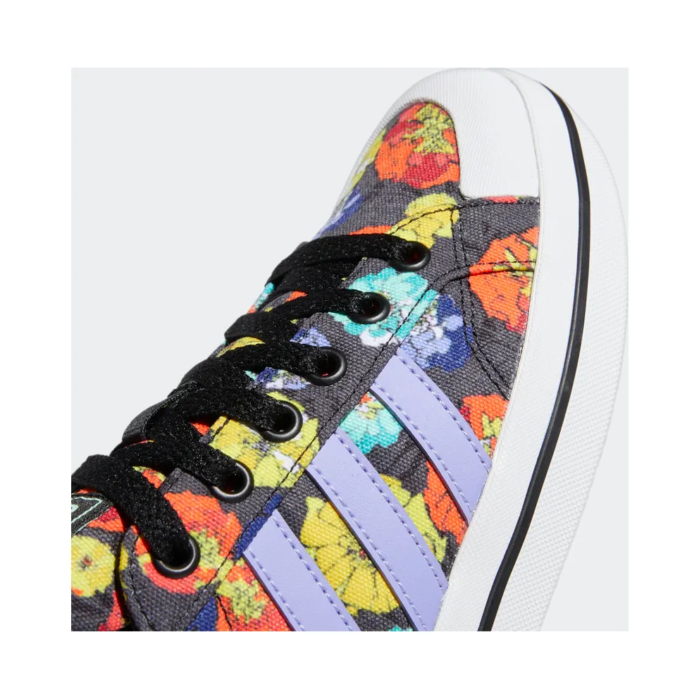 adidas Bravada Lifestyle Skateboarding Floral-Print Core Black / Light Purple / Pulse Mint (GY3218)