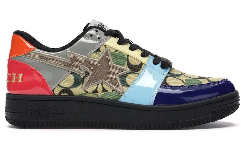 A Bathing Ape Bape Sta Low Coach Multi (1G23191903)