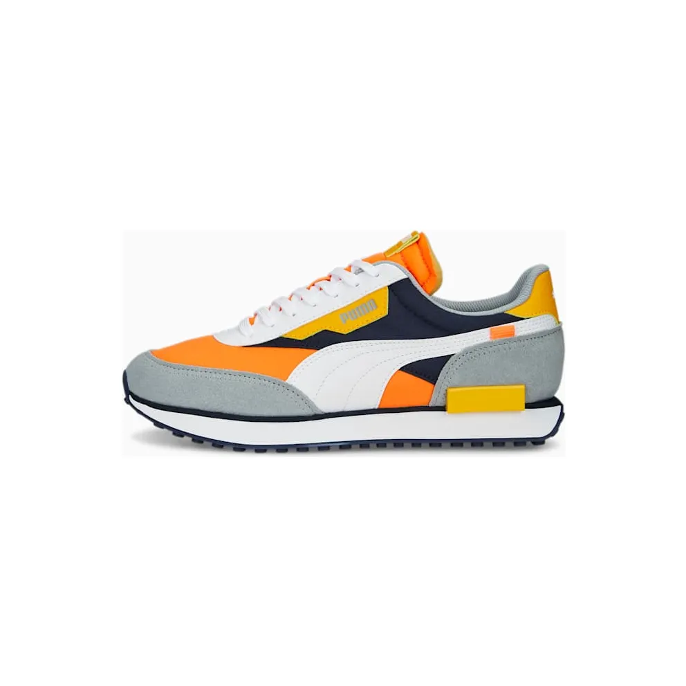 Puma Future Rider Play On White/Orange (371149-92)