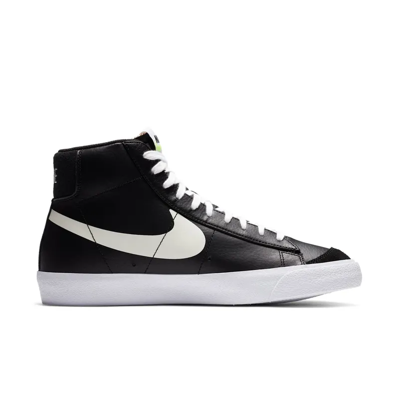 Nike Blazer Mid 77 Black Reverse Logo – “Black / Sail / White / Volt” (DA4651-001)