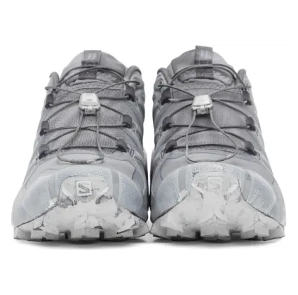11 by Boris Bidjan Saberi Grey Salomon Edition Bamba 1.X Low Sneakers (131 11xS) (2)