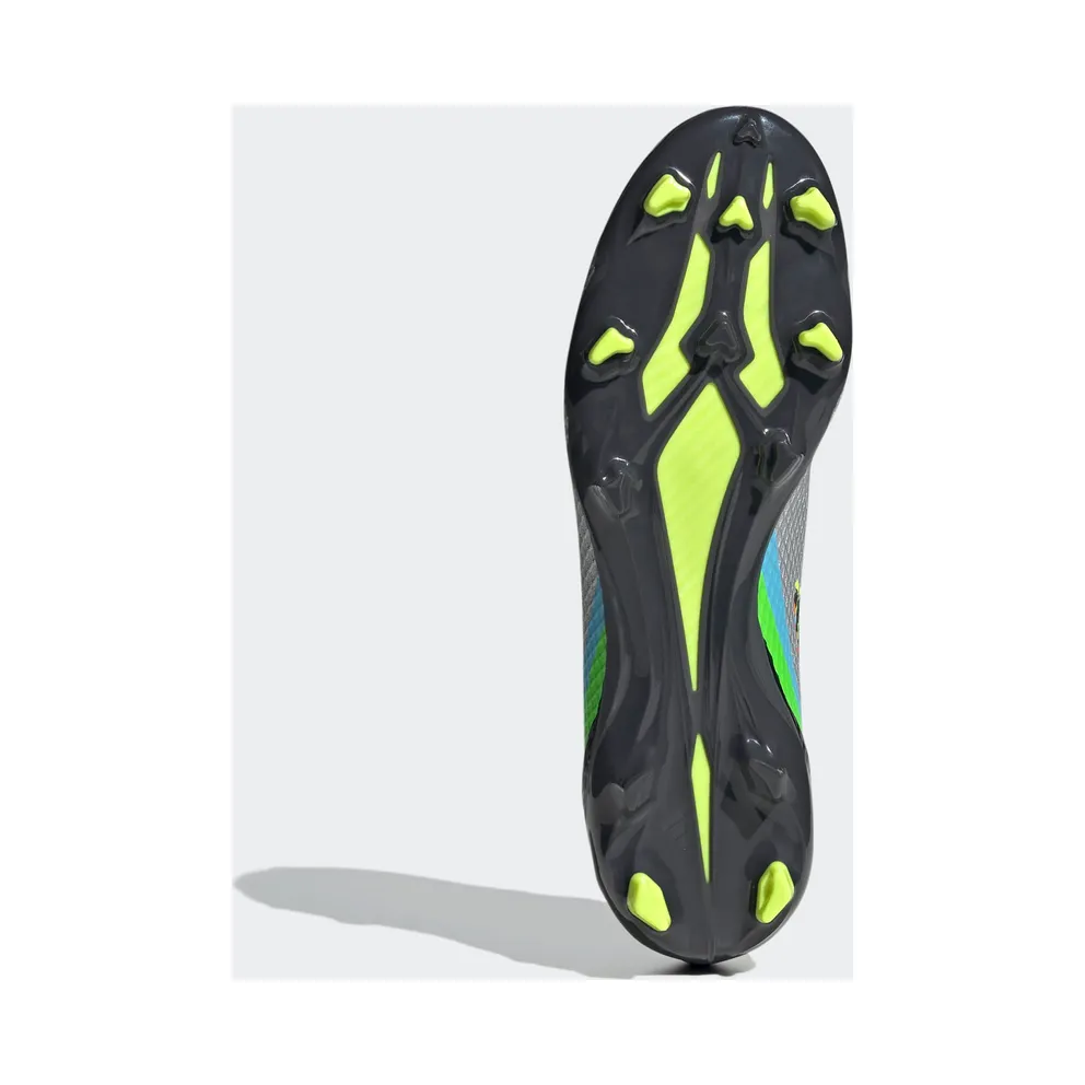 adidas X Speedportal.3 Firm Ground Football Boots Silver Metallic / Core Black / Solar Yellow (GW8454)