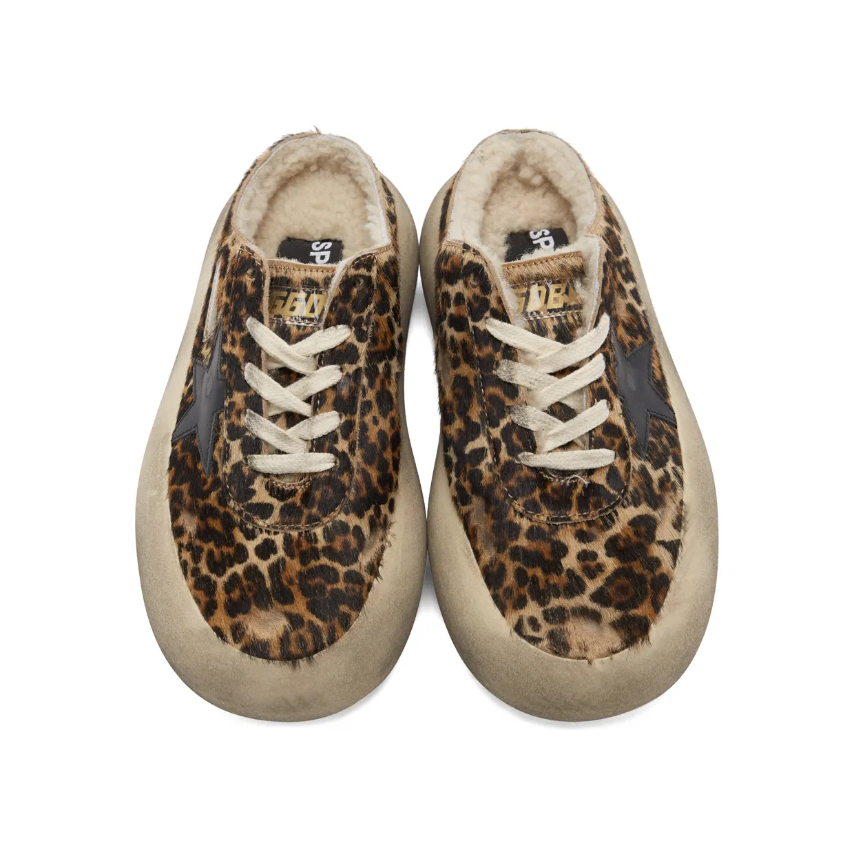 Golden Goose Brown Space-Star Sabot Sneakers (GWF00322.F003000.81472) (5)