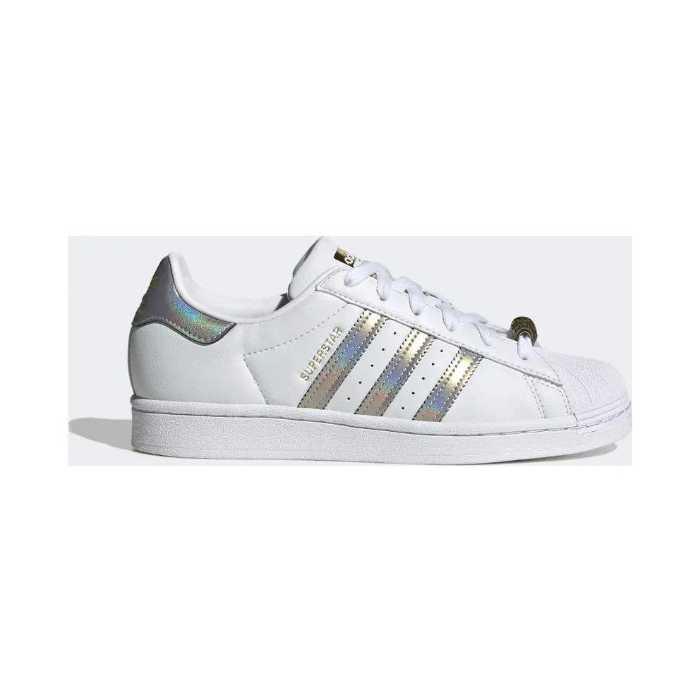 adidas Superstar Schuh Cloud White / Cloud White / Gold Metallic (GY9572)