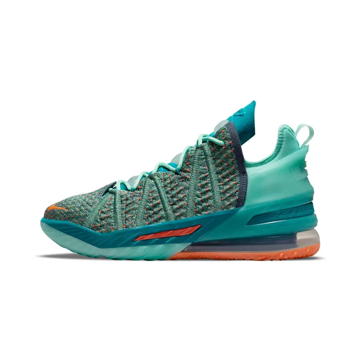 Nike LeBron 18 We Are Family “Green Abyss / Tropical Twist / Bright Crimson / Hyper Crimson” (CQ9283-300)