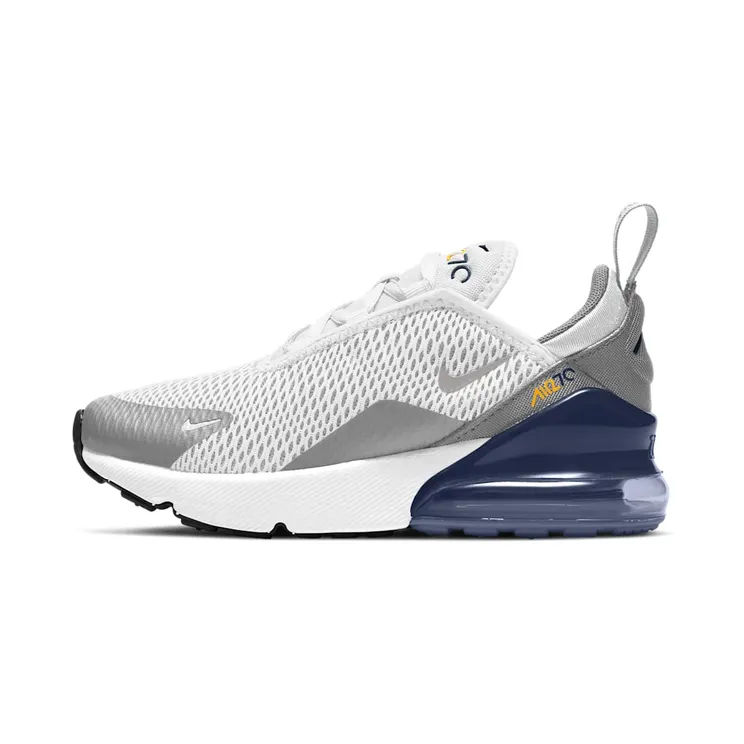 Nike Air Max 270 White Midnight Navy (PS) (AO2372-109)
