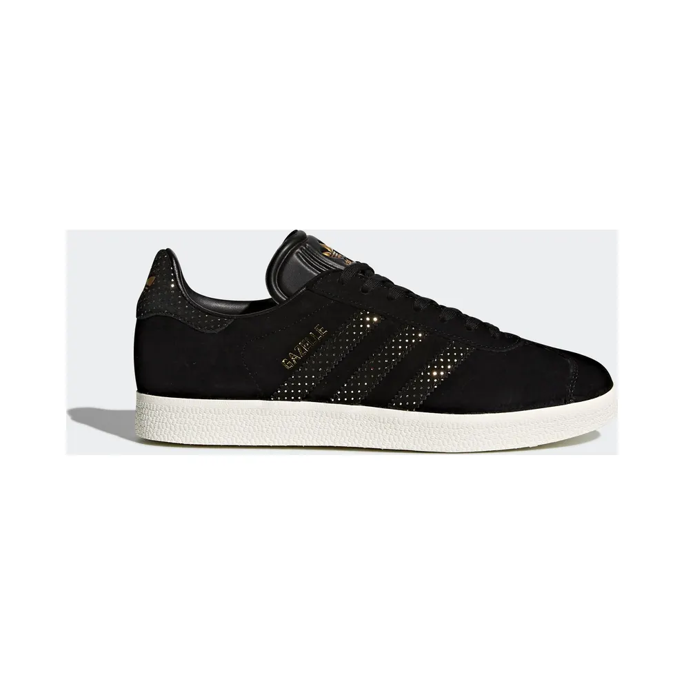 adidas Gazelle Core Black Gold Metallic (W)