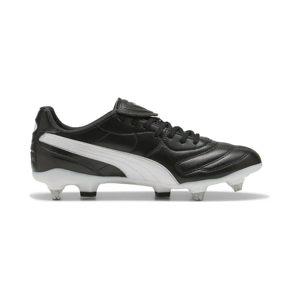 Puma King Liga MxSG Stollen-Football Boots 01 – PUMA black/PUMA white/PUMA silver 45 Men, Black (108474)