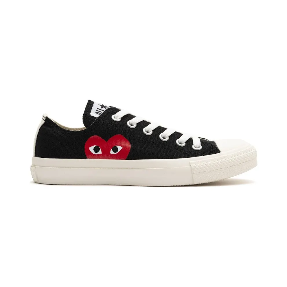 Converse Chuck Taylor All Star Ox Comme des Garcons PLAY Black (AZ-K114-001-BLACK)
