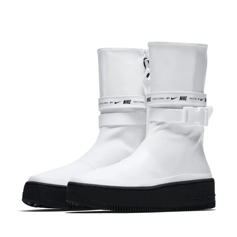 Nike Air Force 1 Sage High White (W) White/White-Black (AQ2771-100)