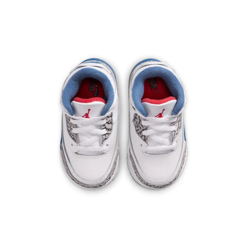 Jordan 3 Retro – True Blue – “White / True Blue / Cement Grey / Fire Red” (DM0968-104)