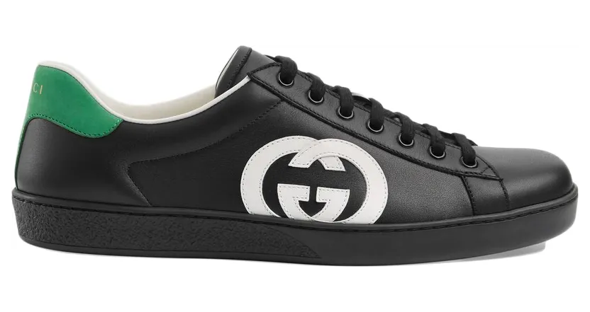 Gucci Ace Interlocking GG Black (625783 1XG70 1103)