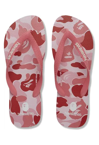 A Bathing Ape Havaianas Pink Camo