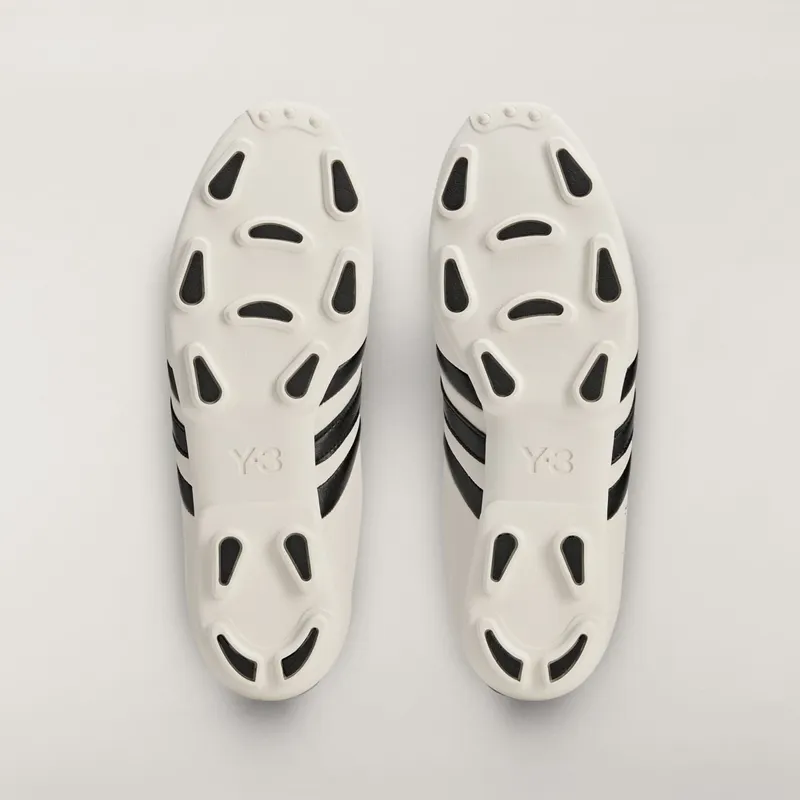 Adidas Y-3 FIELD Sneakers Off White / Black / Light Brown (KI7091)