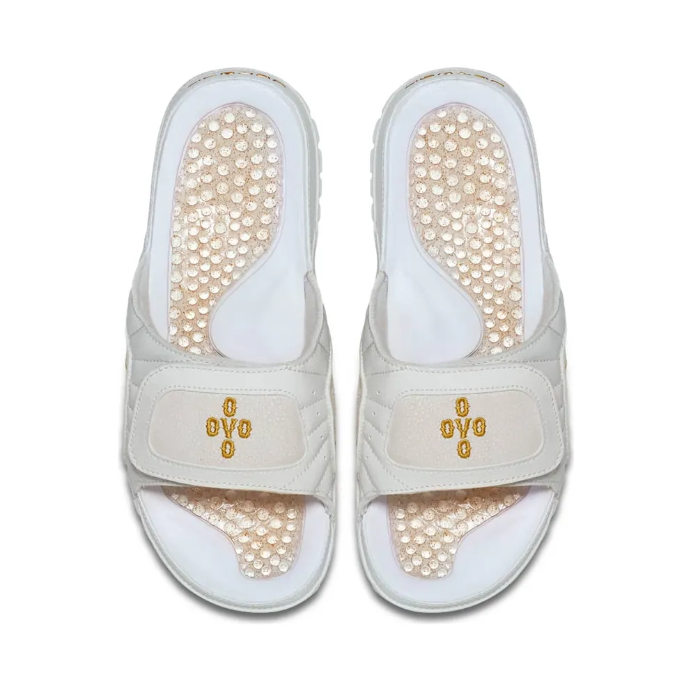 Jordan Hydro Slide Retro 12 OVO Summit White/Metallic Gold-White (873907-102)