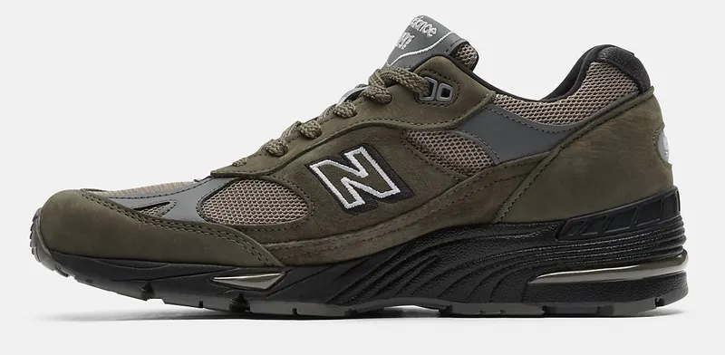 New Balance 991 MiUK Olive Tan (M991FDS)