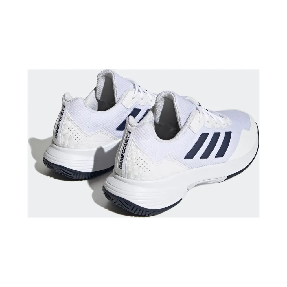 adidas Gamecourt 2.0 Tennis Shoes Cloud White / Team Navy Blue 2 / Cloud White (HQ8809)