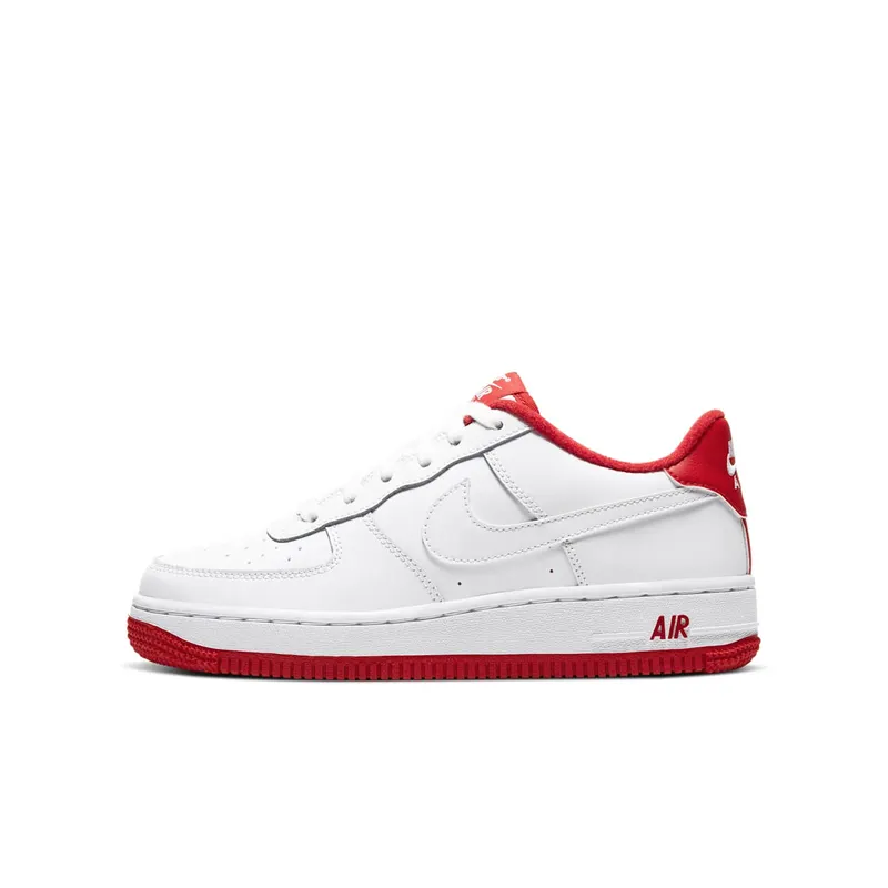 Nike Air Force 1 White University Red (GS) White/University Red (CD6915-101)