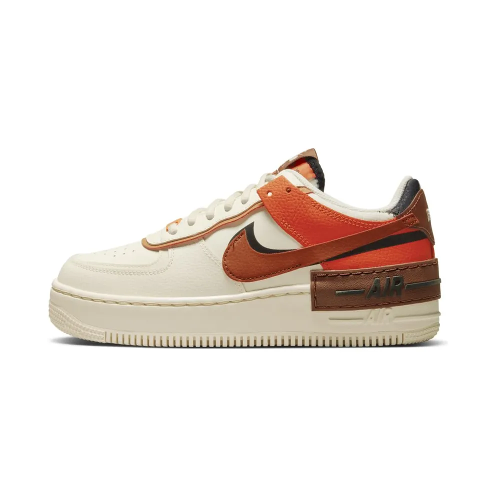 Nike Air Force 1 Low Shadow XLD Pale Ivory Oxen Brown (W) (CI0919-114)